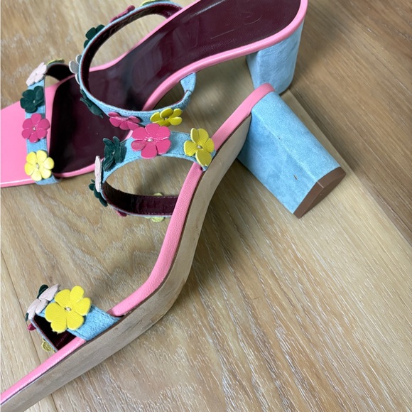 Stuad Floral Pink Sandals - Picture 3 of 4